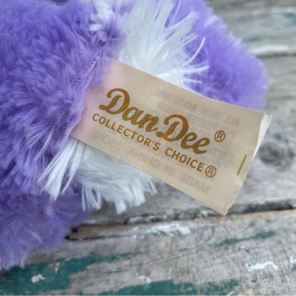 Dan Dee Collectors Choice Bunny Rabbit 7" Plush Thumper Purple Stuffed Easter - Picture 3 of 5